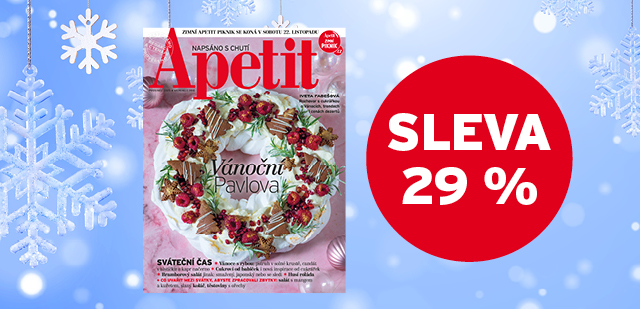Předplatné časopisu Apetit + digitální verze ZDARMA  za 299 Kč