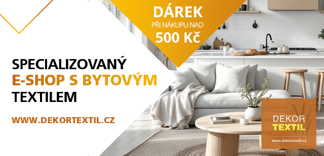 Sleva 10 % na všechny produkty z eshopu Dekortextil.cz
