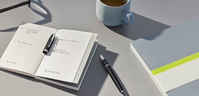 10% sleva na pera, zápisníky, diáře a další sortiment