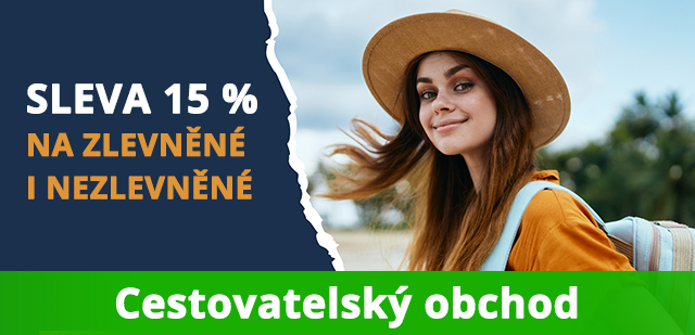 SLEVA 15 % v cestovatelském obchodu www.zapakuj.cz 