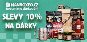 Sleva 10 % na nákupy dárečků na Manboxeo.cz 