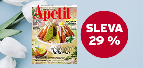 Předplatné časopisu Apetit + digitální verze ZDARMA  za 299 Kč