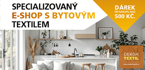 Sleva 10 % na všechny produkty z eshopu Dekortextil.cz